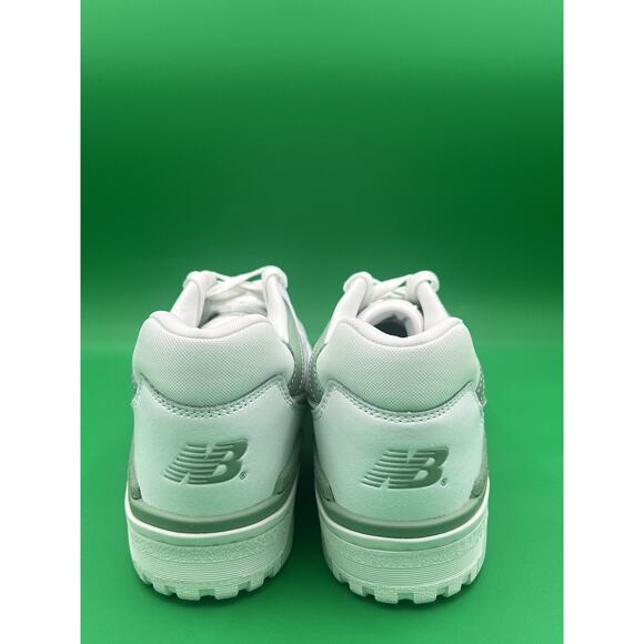 New Balance 550 “White Mint Green” Size 12 OG Box White Leather (BB550FS1) - Picture 6 of 7